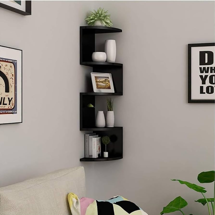 5段 エスプレッソ 壁掛け コーナーシェルフ ロッシ 51AGl7XrGDL.jpg_BO30,255,255,